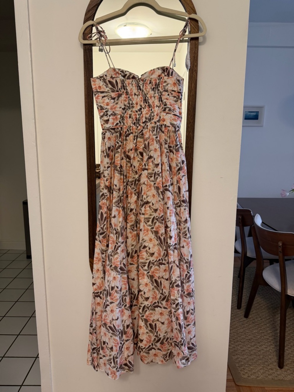 Spaghetti-Strap Maxi Dress